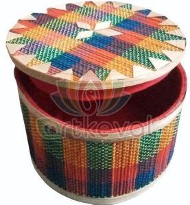 Artkevel Printed Color Coated Fancy Bamboo Gift Box, Color : Multicolor