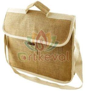 Artkevel Plain Jute Laptop Bag, Shape : Rectangular