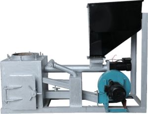 Silver Stainless Steel Biomass Wood Pellet Stove