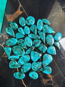 Polished Natural Chrysocolla Cabochon 20 Mm to 45 Mm Aprrox