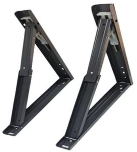 Plain Polished Mild Steel Araw Folding Bracket, Color : Grey