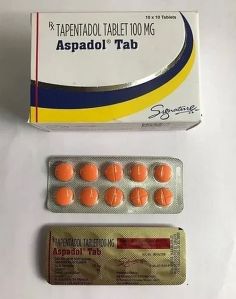 Aspadol 100 Mg Tapentadol Tablets, Packaging Type : Box