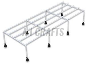 Aicrafts Aluminium Polished Iron Metal Garden Planter Stand