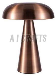 Plain Polished Metal Rechargeable Restaurant Table Lamp For Lighting