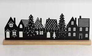 Polished Wondershop Design Metal House, Color : Black White