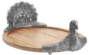 AICRAFTS Polished Wooden Decorative Tray