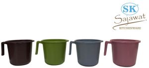 Plastic 750 ml Semi Bath Mugs