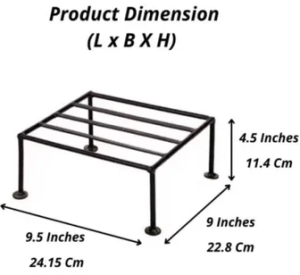 Rectangle Iron Planter Stand