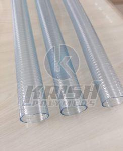 Krish PVC Transparent Suction Hose Pipe, Color : Neon Multi Color