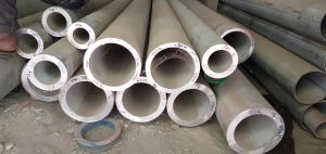 Polished 321 Stainless Steel Seamless Pipe, Color : Grey