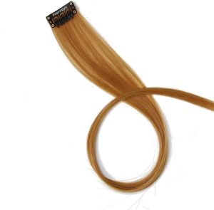 20 Inch Straight Hair Extensions Highlighter Streaks