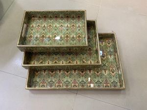 MDF Wooden Serving Trays Set for Home Hotel &AMP;AMP; Restaurant