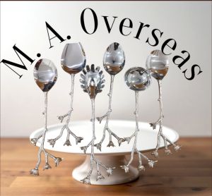 6pcs Stainless Steel Flowers Serving Set