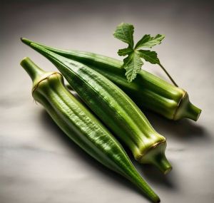 Frozen Okra, Color : Green for Cooking