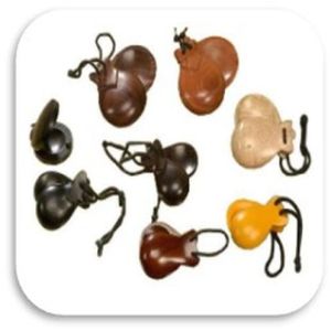 Kids Percussion Instrument Baby Handle Castanet