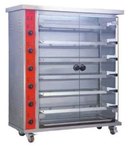 Stainless Steel Griller Roasters, Color : Silver