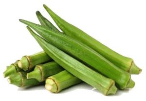Frozen Okra, Color : Green For Cooking