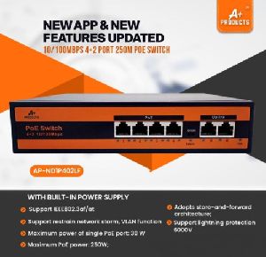 Poe Switch 4 Port 2 Uplink, Unmanaged Switches