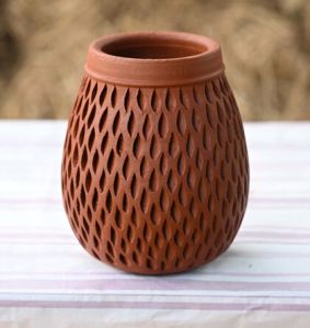 Clay Pineapple Pot