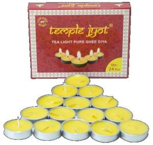 TempleJyot Pure Cow Ghee Tealight Diya