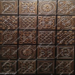 Metallic Mix Design Decorative Third Fire Highlighter Tile