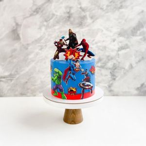 Super Squad Themed Cake