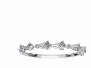 Rhythmic Angular Diamond Women Bracelet