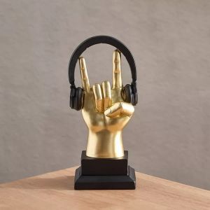 Calle Polyresin Headphone Accent Sculptures For Decor