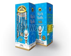 Rich Rolls Milky Delight Wafer Roll, Color : Creamy White