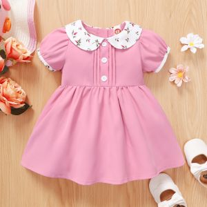 Fancy Pink Girls Frock
