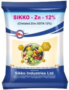 Chelated Water Soluble Fertilizer Zn EDTA 12%