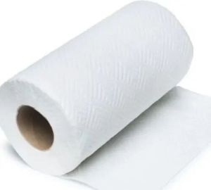 Plain Kitchen Towel Roll Tissue Paper, Color : White
