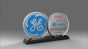 Round Crystal Trophy