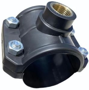 140 Mm PP Plain Threaded Black Service Saddle