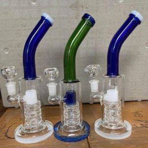 Polished Plain Colored Glass Bongs Standard