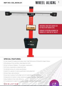 Celette 3d Wheel Aligner