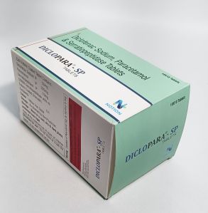 Diclofenac Sodium Paracetamol Serratiopeptidae Tabet