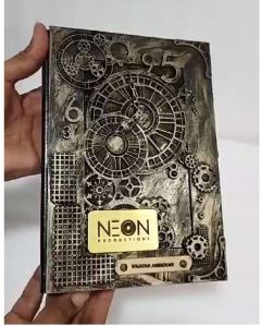 Personalized Hand Painted Multi Layers Gear Style Diary