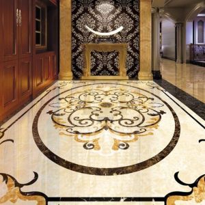 Exquisite Marble Inlay Flooring