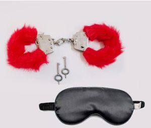 Furry Hand Cuffs for Drama