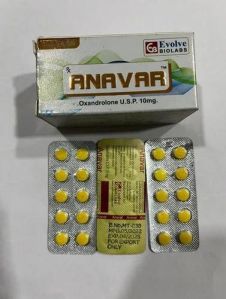 Anavar Tablets, Packaging Type : Stripe