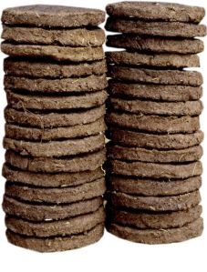 Cow Dung, Color : Brown