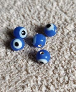Blue Evil Eye Glass Beads