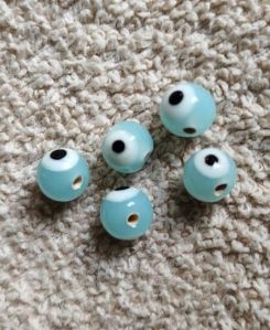 Sky Blue Evil Eye Beads