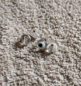 Transparent Evil Eye Beads