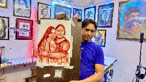 Blood Painting Artist