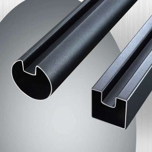 Stainless Steel Powder Coated Sparkler Pipe, Color : Black