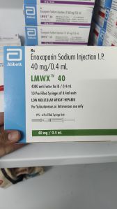 lmwx-40 Enoxaparin Injection, Form : Solution