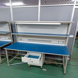 Polished ESD Workstation Table, Color : Blue