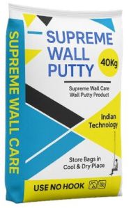 Supreme Premium Cement Based Wall Putty, Color : White